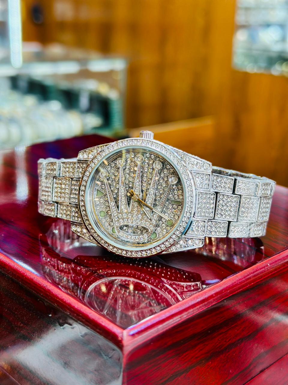 Crystal Stone Watch
