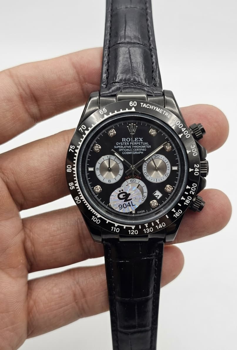 Luxury-Inspired Silicone Strap Watch
